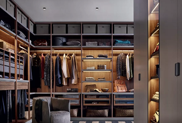 Good-looking wardrobe will glow, wardrobe lighting design scheme