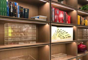 Office cabinet lighting design