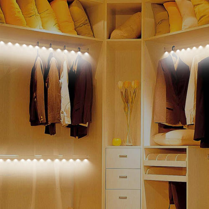 How to install wardrobe lights, wardrobe led lights, wardrobe light belt installation process (Figure 2)