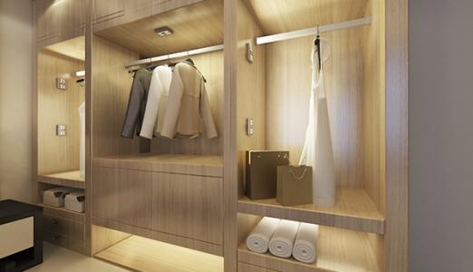 Types of wardrobe light induction