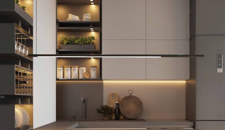 What color temperature is the best choice for cabinet lights in the kitchen