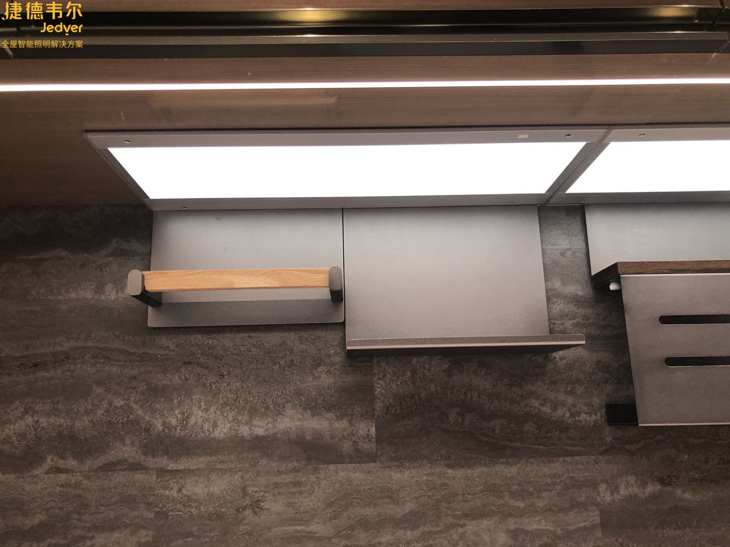 How to install embedded LED cabinet light suitable