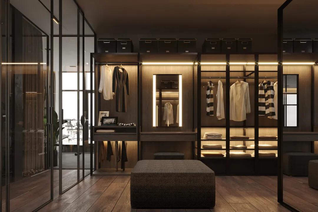 How to install a lighted wardrobe beautifully